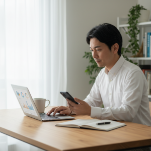 【データが示す。副業収入を投資で増やす、確実な3ステップ】